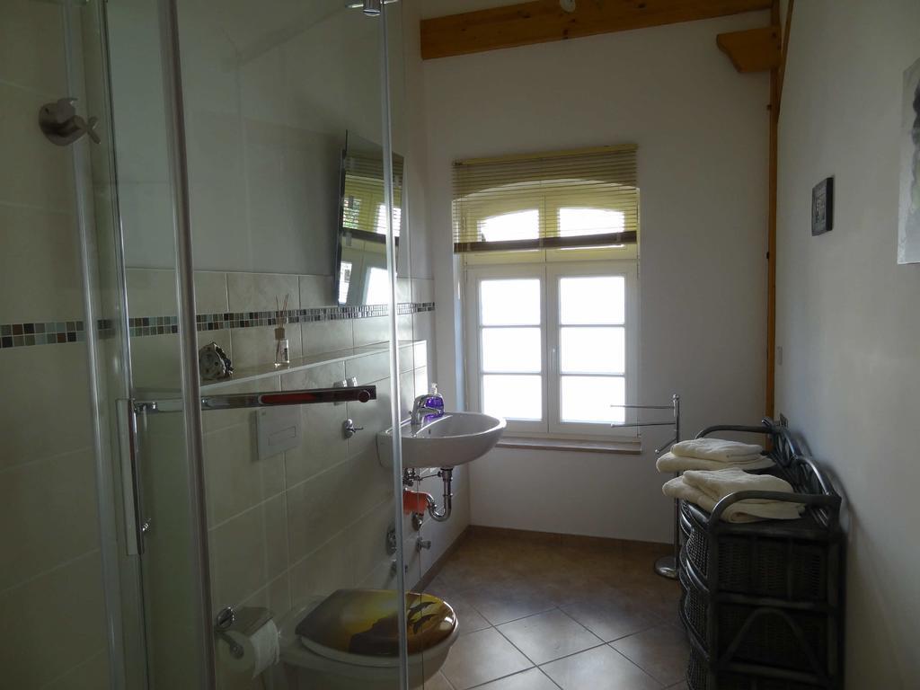 Nitschke "Zum Nusshof" Apartamento Ahrensfelde Quarto foto